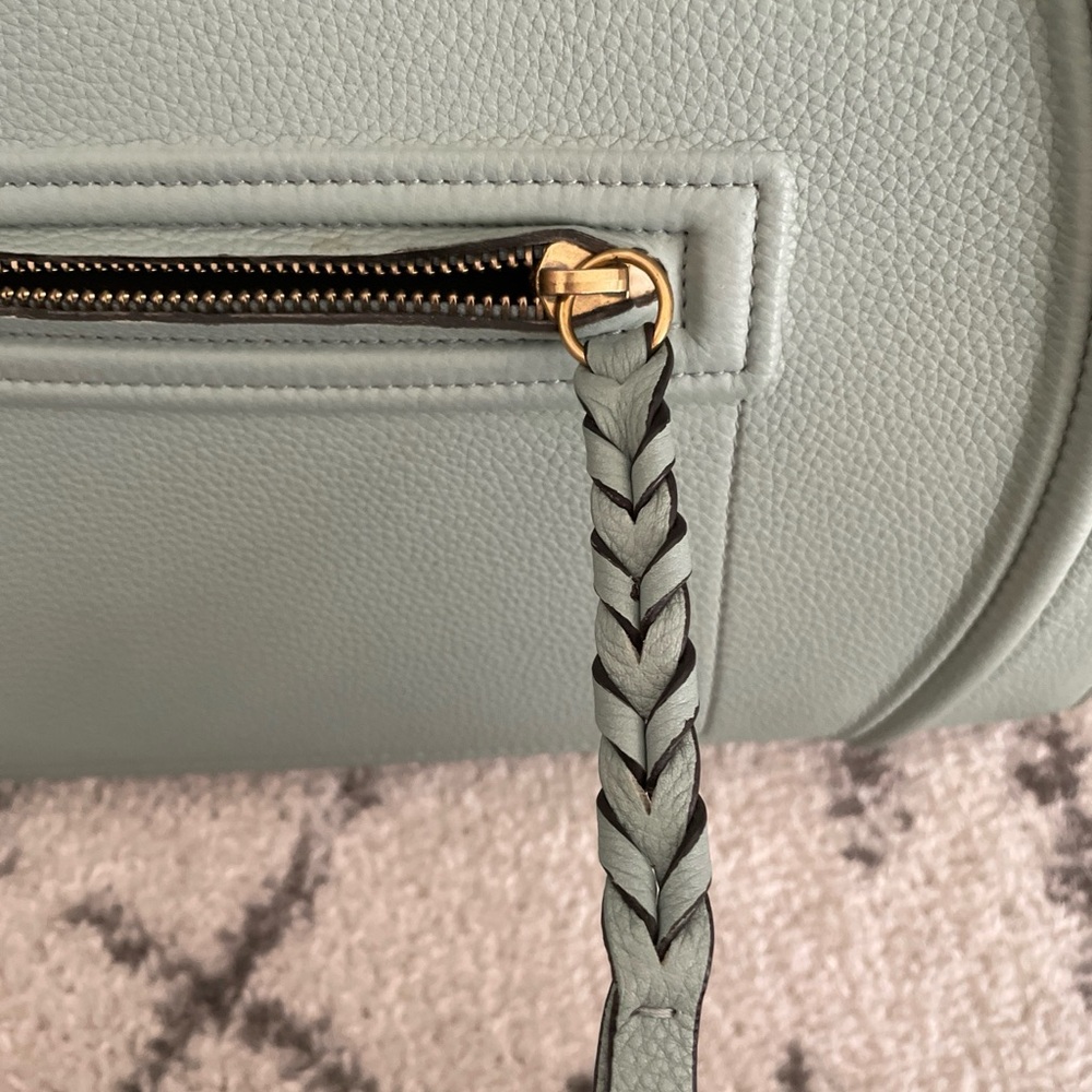 Celine Phantom tote drummed leather in Jade color - Picture 7 of 9
